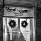 Front office entrance with Westinghouse panel.